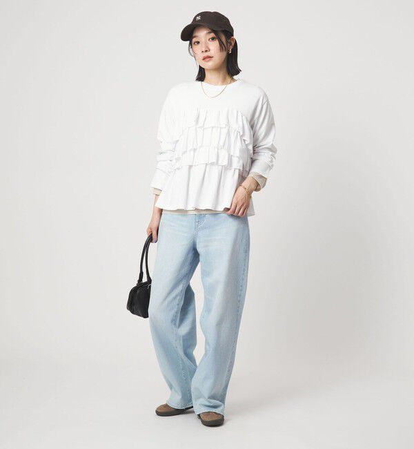 UNITED ARROWS green label relaxing「【WEB限定】＜at ease＞シアー テンジク ロングスリーブ カットソー」|Tシャツ・カットソー|