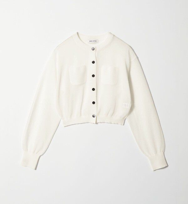EMMEL REFINES「＜EMMEL REFINES＞EM HW FILMY シアー クルーネック カーディガン」|カーディガン|