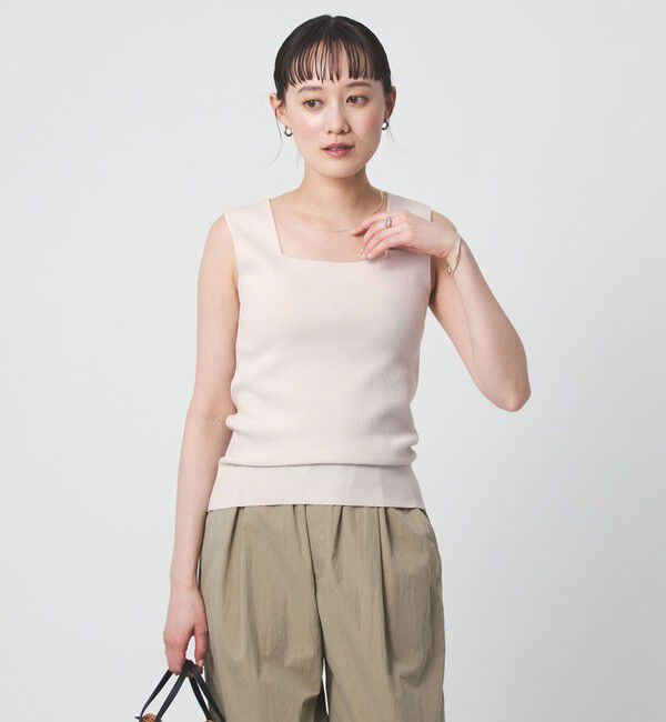 UNITED ARROWS green label relaxing「ニット タンクトップ ウォッシャブル」|タンクトップ|