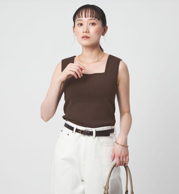 UNITED ARROWS green label relaxing「ニット タンクトップ ウォッシャブル」|タンクトップ|