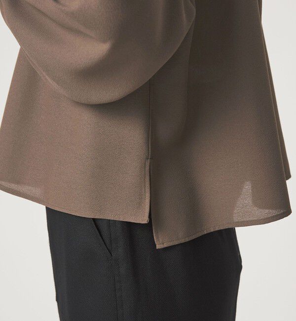 UNITED ARROWS green label relaxing「袖ボリューム ギャザー ブラウス マシンウォッシャブル 通気性」|シャツ・ブラウス|