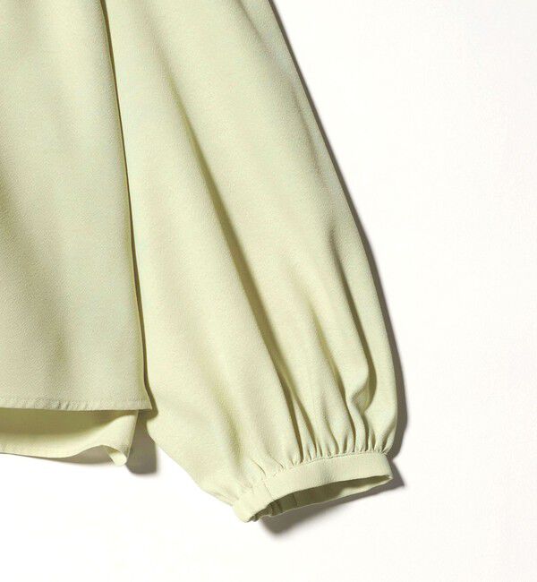 UNITED ARROWS green label relaxing「袖ボリューム ギャザー ブラウス マシンウォッシャブル 通気性」|シャツ・ブラウス|