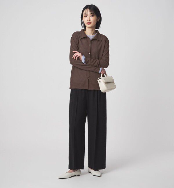 UNITED ARROWS green label relaxing「シアー サーマル ポロカーディガン」|カーディガン|