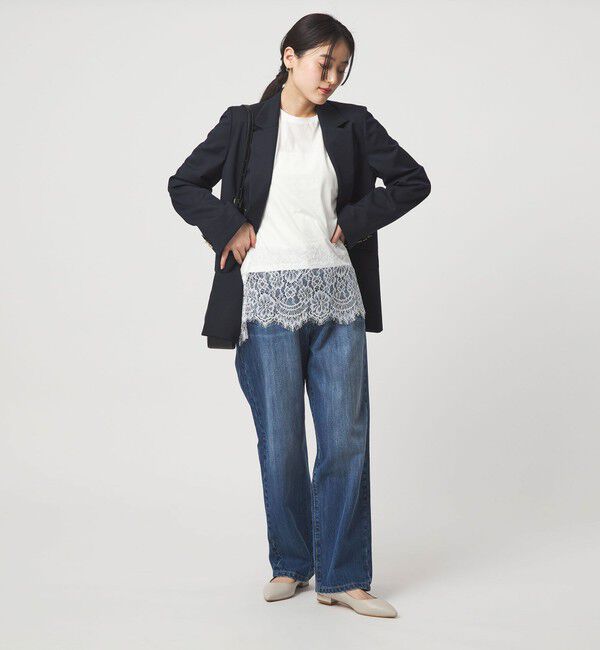 UNITED ARROWS green label relaxing「スソ レース プルオーバー カットソー」|Tシャツ・カットソー|