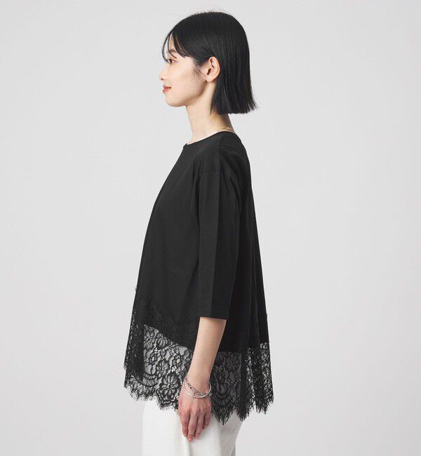 UNITED ARROWS green label relaxing「スソ レース プルオーバー カットソー」|Tシャツ・カットソー|