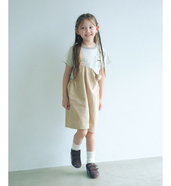 UNITED ARROWS green label relaxing「【COOL CHIC GIRLS STYLE】サロペット ショーツ / キッズ  120cm-160cm」|オールインワン|