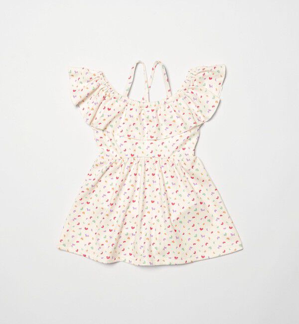 UNITED ARROWS green label relaxing「ラッフルスイムワンピース マルチモチーフ / 水着 / キッズ 100cm-130cm」|スポーツ|