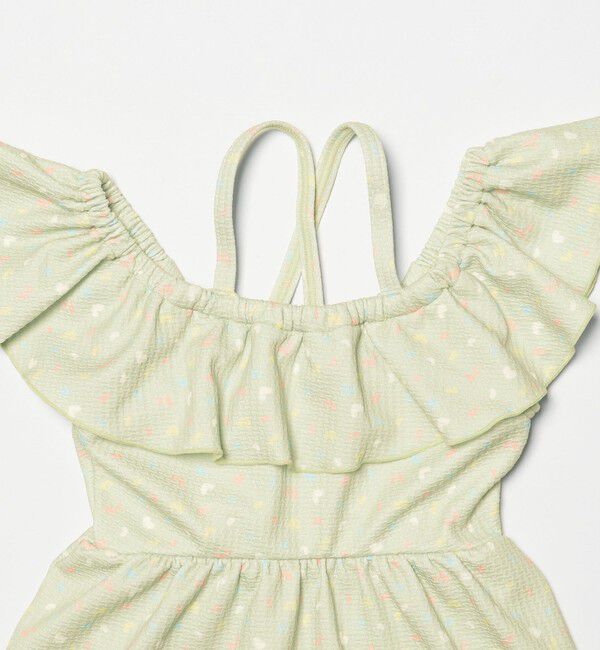 UNITED ARROWS green label relaxing「ラッフルスイムワンピース マルチモチーフ / 水着 / キッズ 100cm-130cm」|スポーツ|