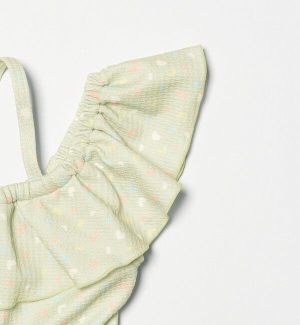 UNITED ARROWS green label relaxing「ラッフルスイムワンピース マルチモチーフ / 水着 / キッズ 100cm-130cm」|スポーツ|