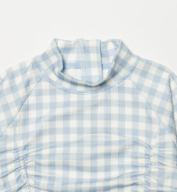 UNITED ARROWS green label relaxing「GLR ギンガム ラッシュガード セット / 水着 / キッズ 100cm-130cm」|スポーツ|