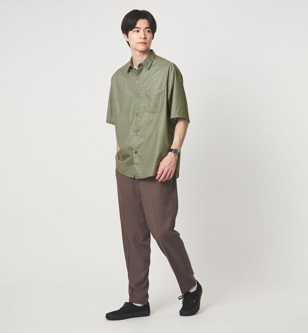 UNITED ARROWS green label relaxing「ALFONS MUCHA ジャストルーズ 半袖 シャツ」|シャツ・ブラウス|