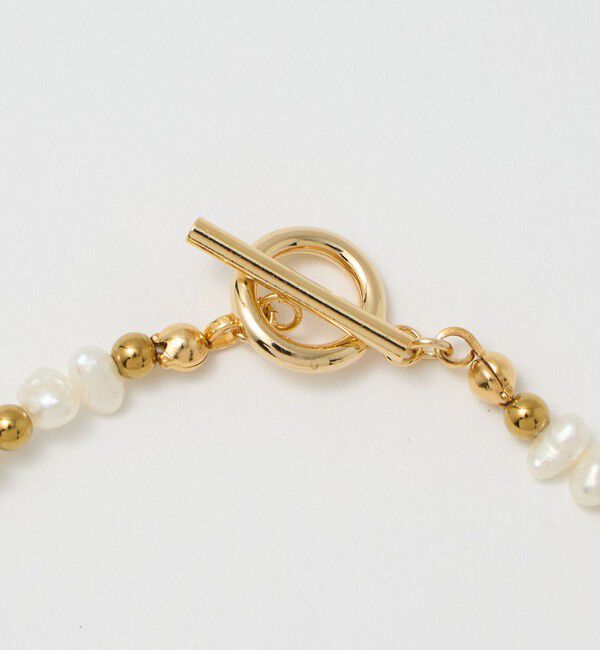 BEAUTY&YOUTH UNITED ARROWS「＜Causerie＞淡水パール&times;ストーン コンビ ネックレス」|ネックレス|