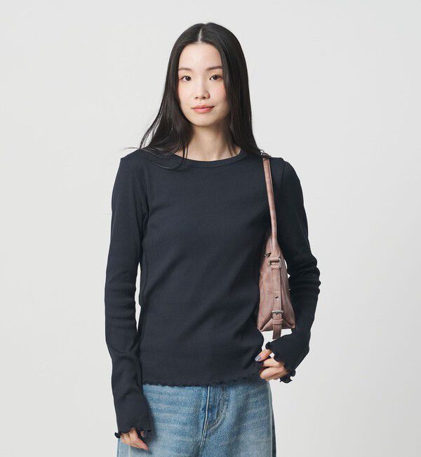 BEAUTY&YOUTH UNITED ARROWS「ポリエステルコットンテレコ メローステッチ クルーネックカットソー」|Tシャツ・カットソー|