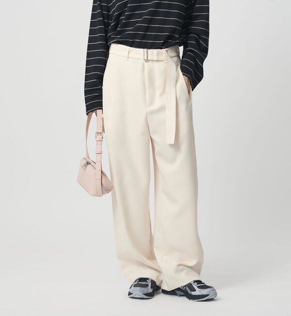 BEAUTY&YOUTH UNITED ARROWS「ベルトカーブパンツ ウォッシャブル 防シワ」|その他|