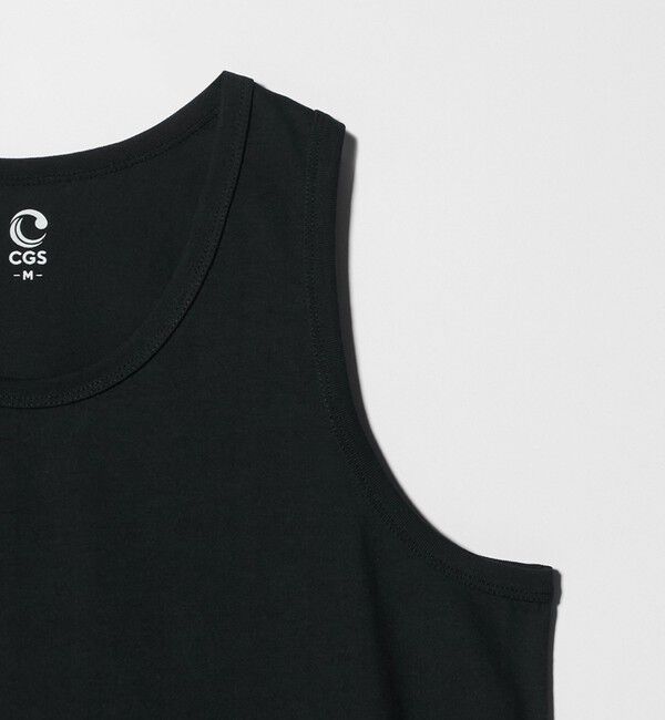 California General Store「＜CGS.＞リサイクル ポリエステル LUCK タンクトップ 吸水速乾 UV軽減」|タンクトップ|
