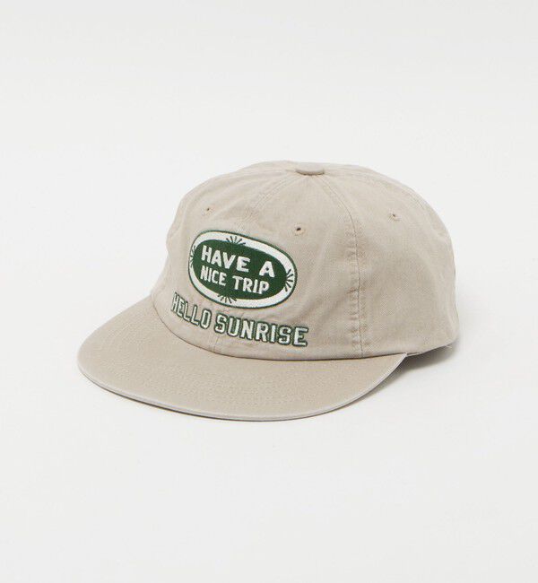 BEAUTY&YOUTH UNITED ARROWS「＜HELLO SUNRISE＞HAVE A NICE TRIP オーバル ロゴ キャップ」|キャップ・キャスケット|