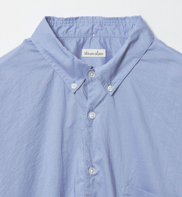 STEVEN ALAN「＜Steven Alan＞ リバティ ソリッド シングルニードル シャツ LOOSE」|シャツ・ブラウス|