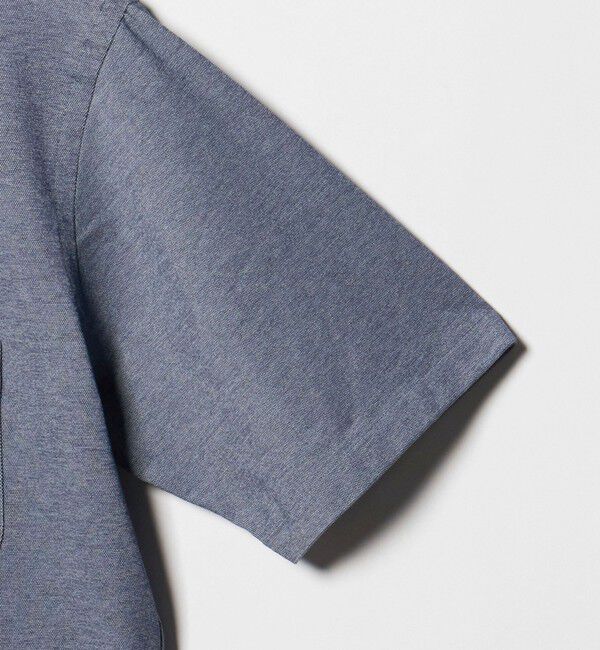 BEAUTY&YOUTH UNITED ARROWS「クイック ストレッチ シャンブレー ボタンダウン 半袖シャツ SLIM型 吸水速乾機能付き」|シャツ・ブラウス|