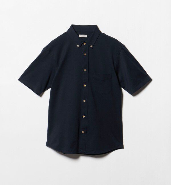 BEAUTY&YOUTH UNITED ARROWS「クイック ストレッチ シャンブレー ボタンダウン 半袖シャツ SLIM型 吸水速乾機能付き」|シャツ・ブラウス|