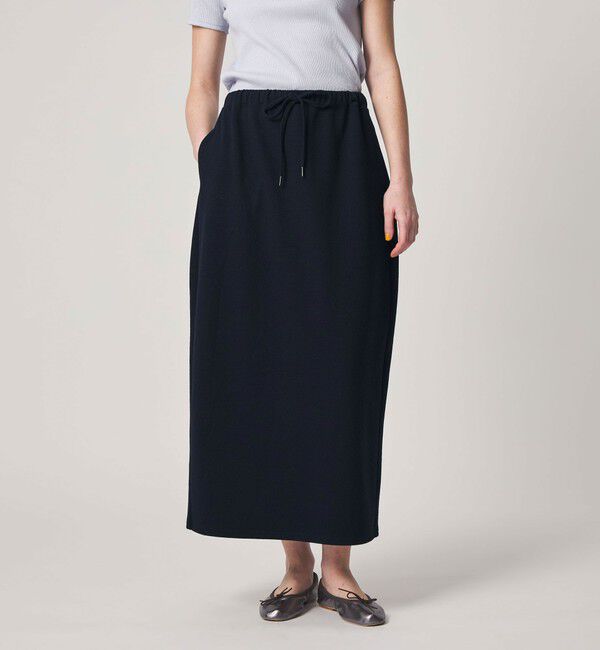 STEVEN ALAN「＜Steven Alan＞ブークレ ダンボール コクーン スカート」|スカート|NAVY