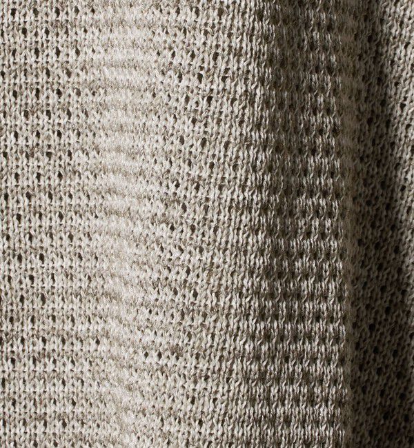 BEAUTY&YOUTH UNITED ARROWS「リネンブレンド メランジ クルーネック ニット ウォッシャブル」|ニット・セーター|