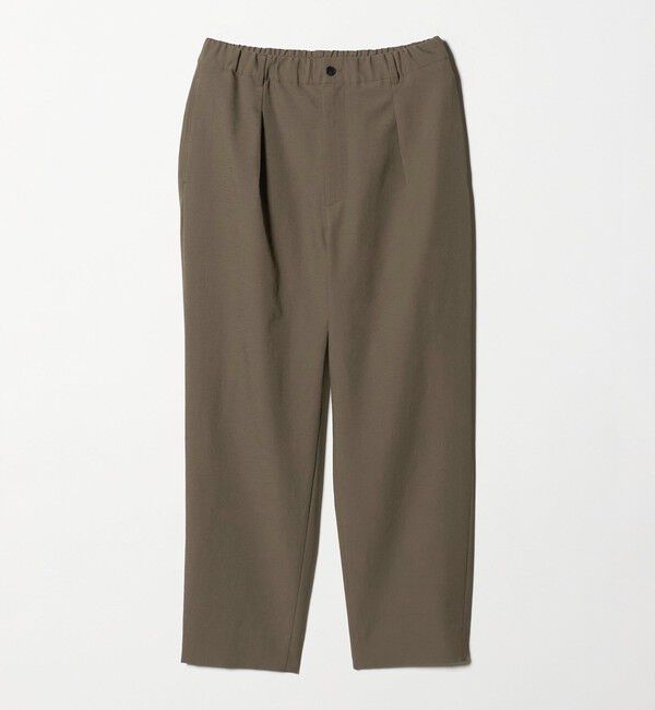 BEAUTY&YOUTH UNITED ARROWS「KOMATSU PACK 1プリーツ イージー ワイド テーパード パンツ NO.9 セットアップ対応 撥水 ウォッシャブル」|チノ|