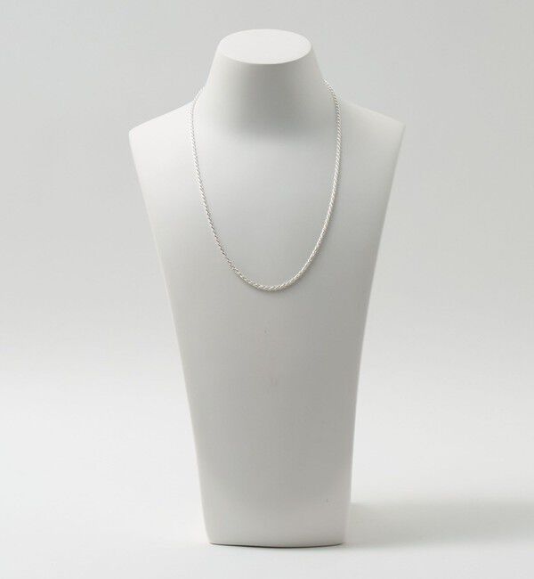 BEAUTY&YOUTH UNITED ARROWS「SILVER925 ツイスト ネックレス 50」|ネックレス|