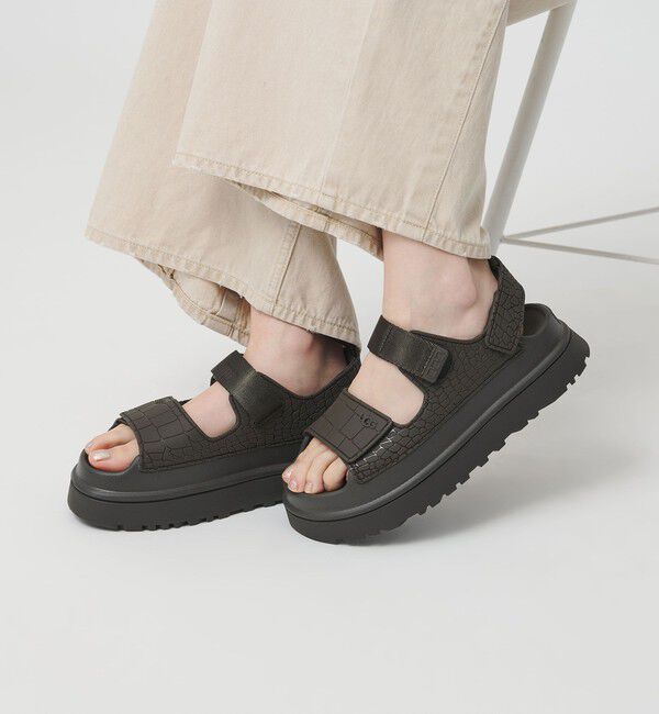 BEAUTY&YOUTH UNITED ARROWS「＜UGG＞ゴールデングロウ エンボスド サンダル」|サンダル|