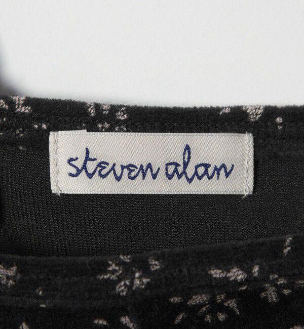 STEVEN ALAN「＜Steven Alan＞フラワー ベロア ワンピース」|ワンピース|