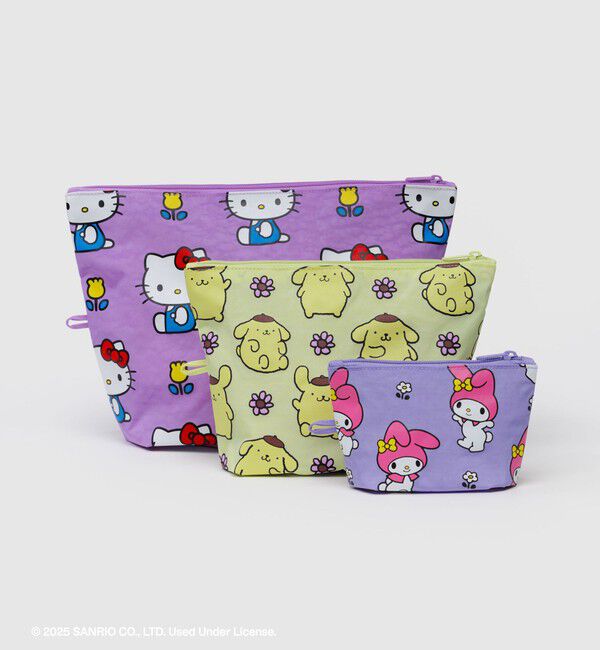 BEAUTY&YOUTH UNITED ARROWS「＜BAGGU&times;Sanrio＞GO POUCH Hello Kitty and Friends Florals/3P」|ポーチ|その他1