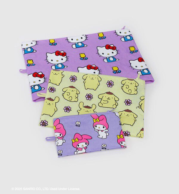 BEAUTY&YOUTH UNITED ARROWS「＜BAGGU&times;Sanrio＞GO POUCH Hello Kitty and Friends Florals/3P」|ポーチ|
