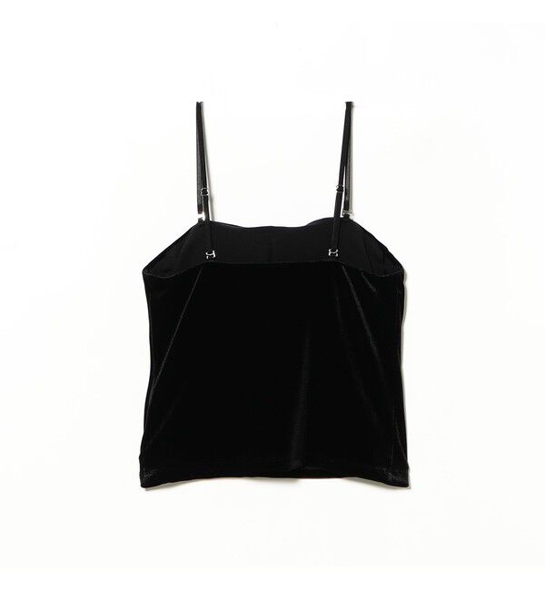 Ray BEAMS 「2WAY ベロア カップ付き キャミソール」|キャミソール|