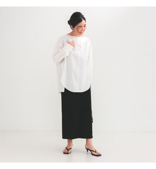 Demi-Luxe BEAMS 「ボートネック シャツ」|シャツ・ブラウス|