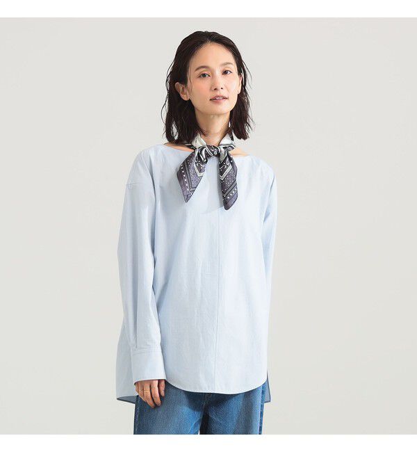 Demi-Luxe BEAMS 「ボートネック シャツ」|シャツ・ブラウス|