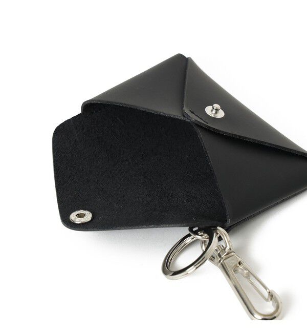 BEAMS「bPr BEAMS / ラバーレザー カードケース キーホルダー」|キーケース|