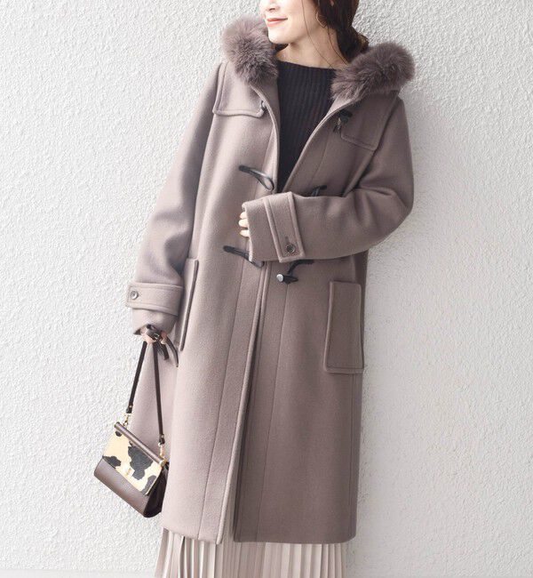SHIPS for women「ファーダッフルコート◇」|ダッフルコート|