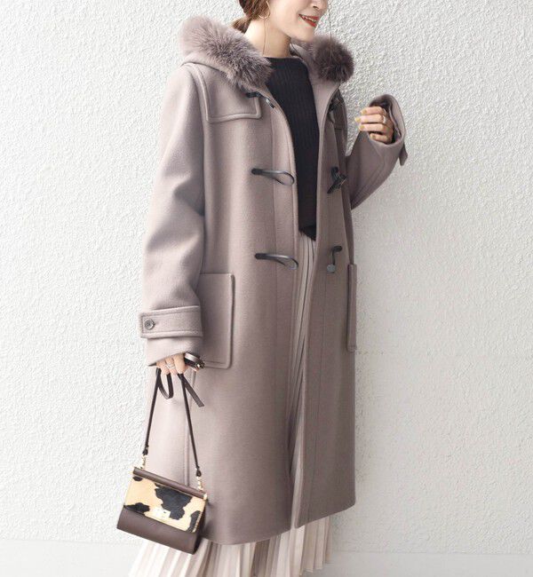 SHIPS for women「ファーダッフルコート◇」|ダッフルコート|