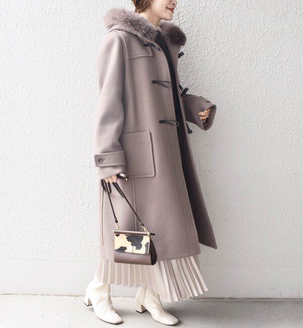 SHIPS for women「ファーダッフルコート◇」|ダッフルコート|