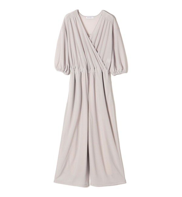 SHIPS Days「SHIPS Days:ジャージーカシュクールオールインワン◇」|オールインワン|