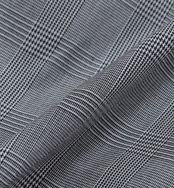 SHIPS「SHIPS: ノープリーツ ツイル ストレッチ チェック パンツ」|チノ|