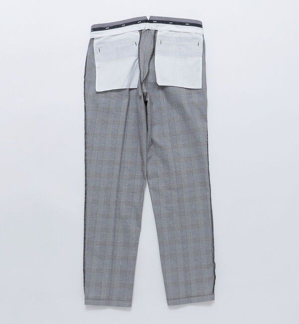 SHIPS「SHIPS: ノープリーツ ツイル ストレッチ チェック パンツ」|チノ|