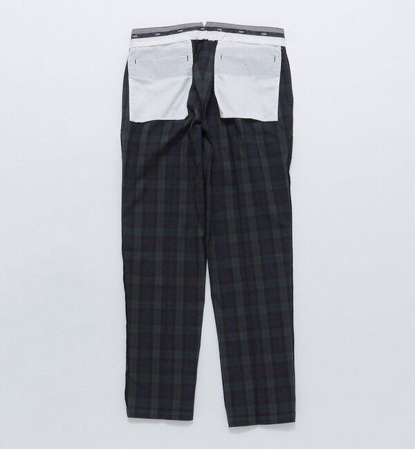 SHIPS「SHIPS: ノープリーツ ツイル ストレッチ チェック パンツ」|チノ|
