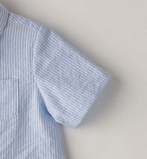 SHIPS KIDS「SHIPS KIDS:70～80cm / 蝶ネクタイ 半袖 ロンパース」|ロンパース|