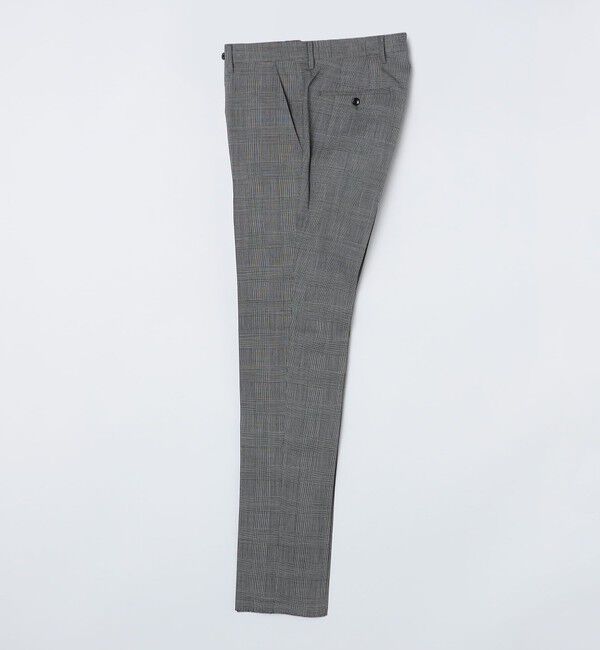 SHIPS「SHIPS: 〈手洗い可能〉ラスティック ウォッシャブル ストレッチ パンツ(グレンチェック)」|スラックス|