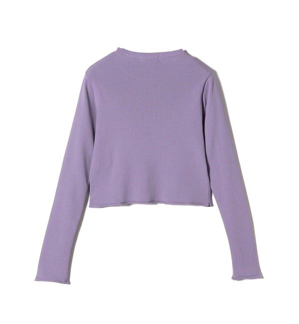 SHIPS for women「〈手洗い可能〉レーヨン ポリ リブ クルーネック カーディガン」|カーディガン|