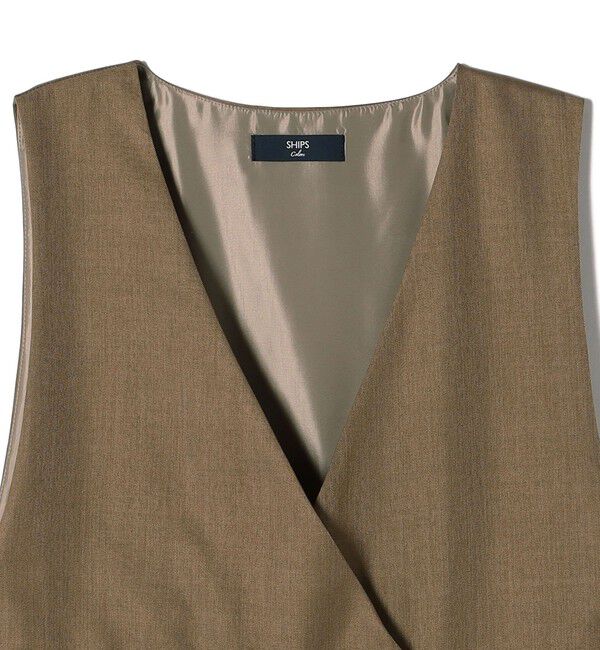 SHIPS Colors 「SHIPS Colors:ワイド プリーツ ジャンパースカート」|ジャンパースカート|