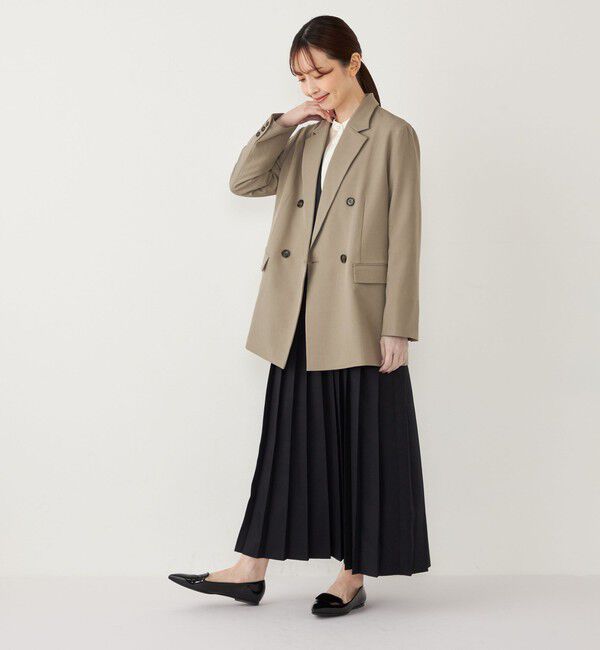 SHIPS Colors 「SHIPS Colors:ワイド プリーツ ジャンパースカート」|ジャンパースカート|