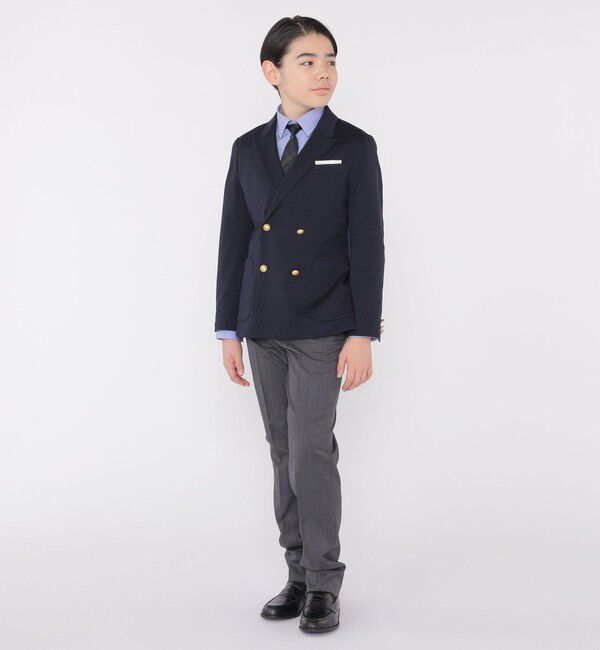 SHIPS KIDS「SHIPS KIDS:140～160cm / 無地 レギュラーカラー シャツ」|シャツ・ブラウス|