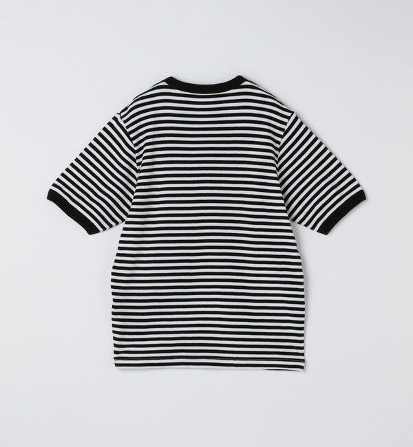 SHIPS「Slopeslow: Cotton interlock stripe crew neck T」|Tシャツ・カットソー|