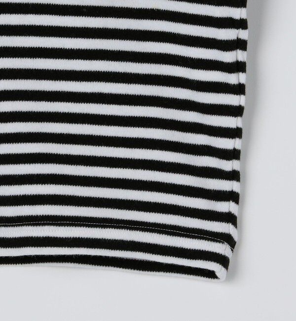SHIPS「Slopeslow: Cotton interlock stripe crew neck T」|Tシャツ・カットソー|